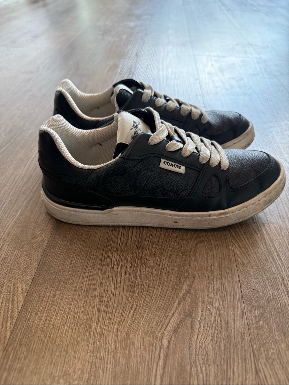 Coach Black & White Low-Top Women's Sneakers